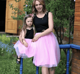 Robe mère fille pour un mariage